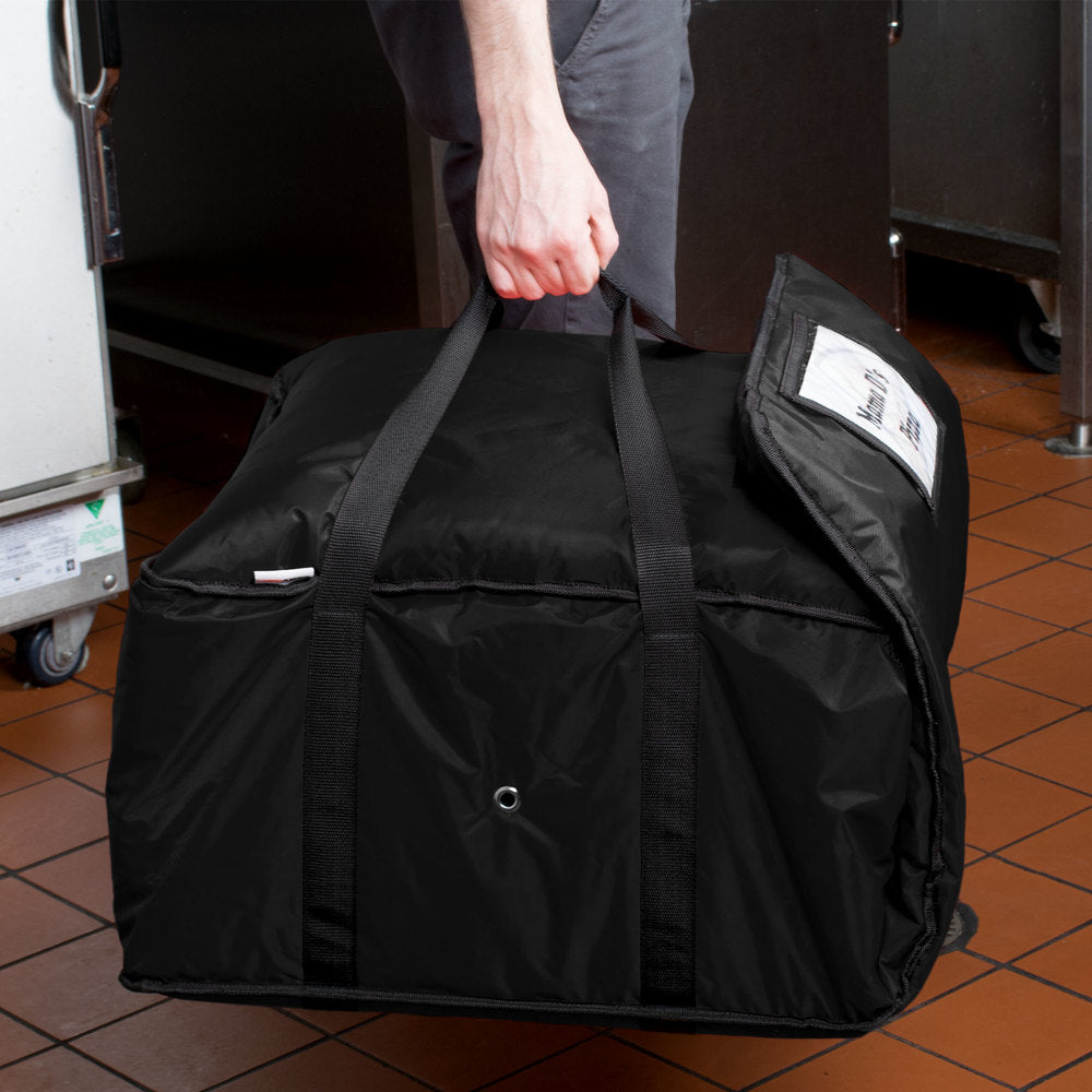 Pizza Delivery Bag Insulated Heavy-Duty Nylon, 20" x 20" x 12"