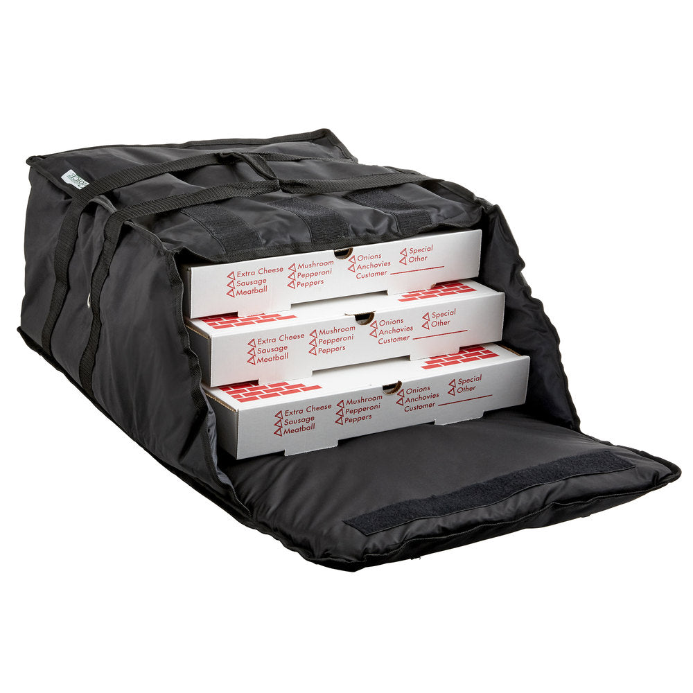 Pizza Delivery Bag Insulated Heavy-Duty Nylon 16" x 16" x 8"