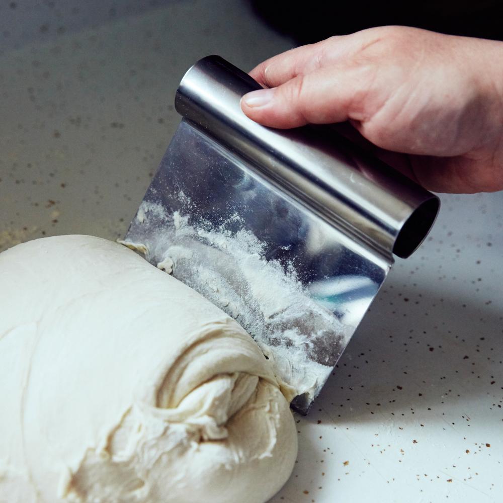 Dough Scraper Stainless Steel - 5 1/4" x 4 1/4"